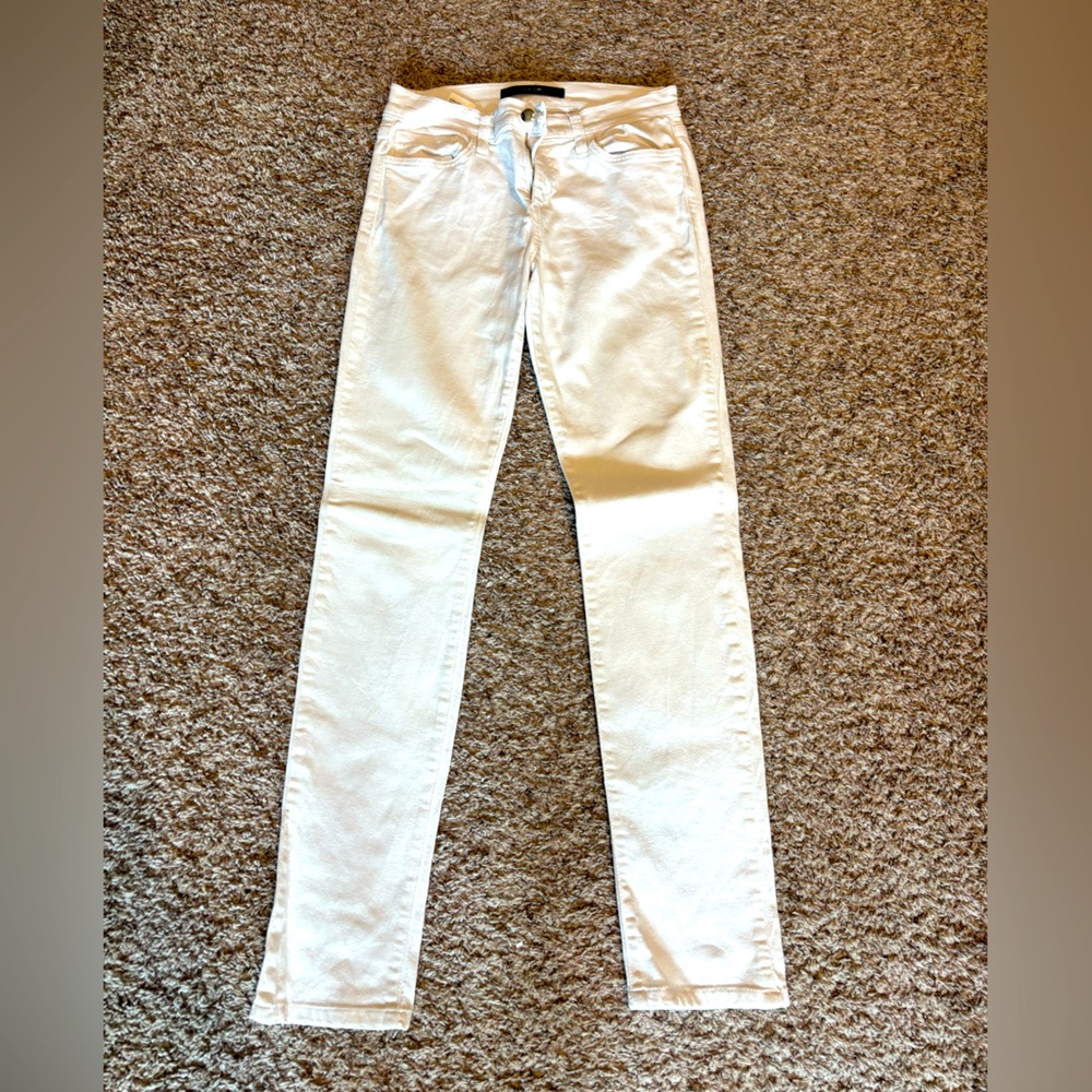 Joe’s White Stretch Straight Leg jeans size 28